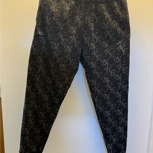Nike Black Allover Logo Joggers